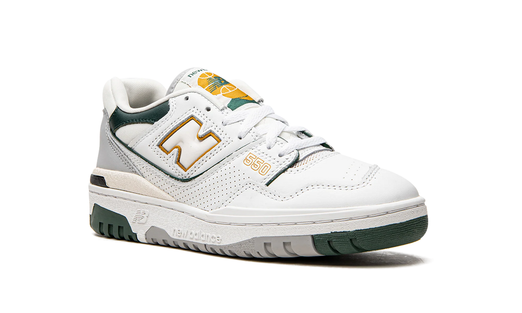 550 "White / Nightwatch Green" BB550PWC