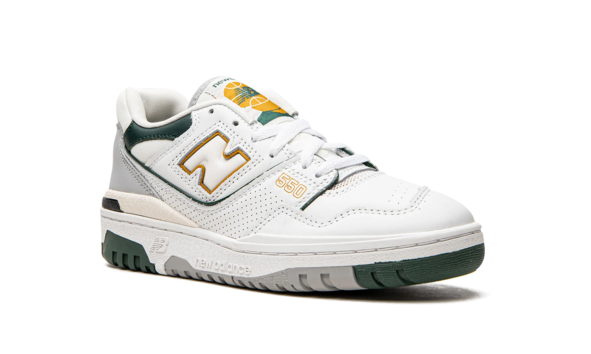 550 "White / Nightwatch Green" BB550PWC