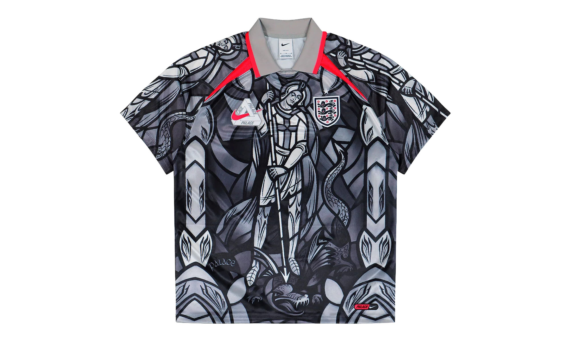 England Short Sleeve Soccer Jersey "Palace - Black" IM3198 052
