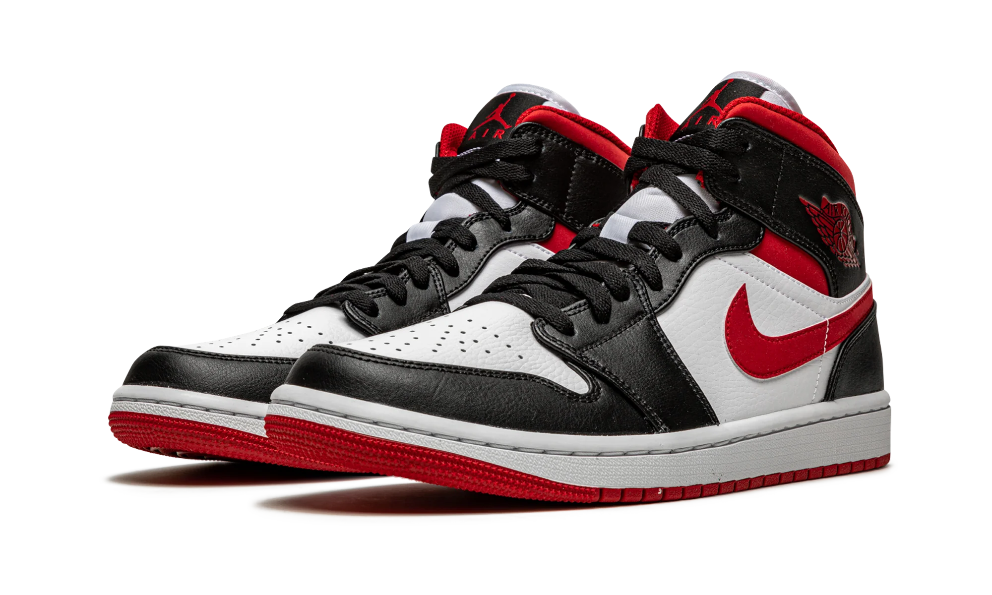 Air Jordan 1 Mid "Metallic Red" 554724 122