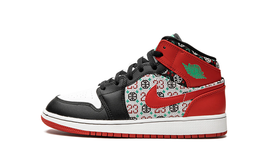Jordan 1 Mid GS "Ugly Christmas Sweater" DM1208 150