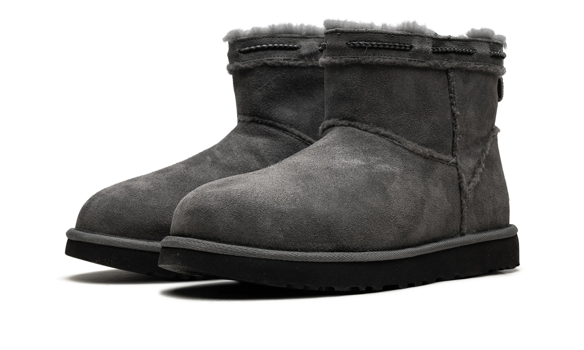Classic Mini Shearling Braid WMNS "Charcoal" 1166751 CHRC
