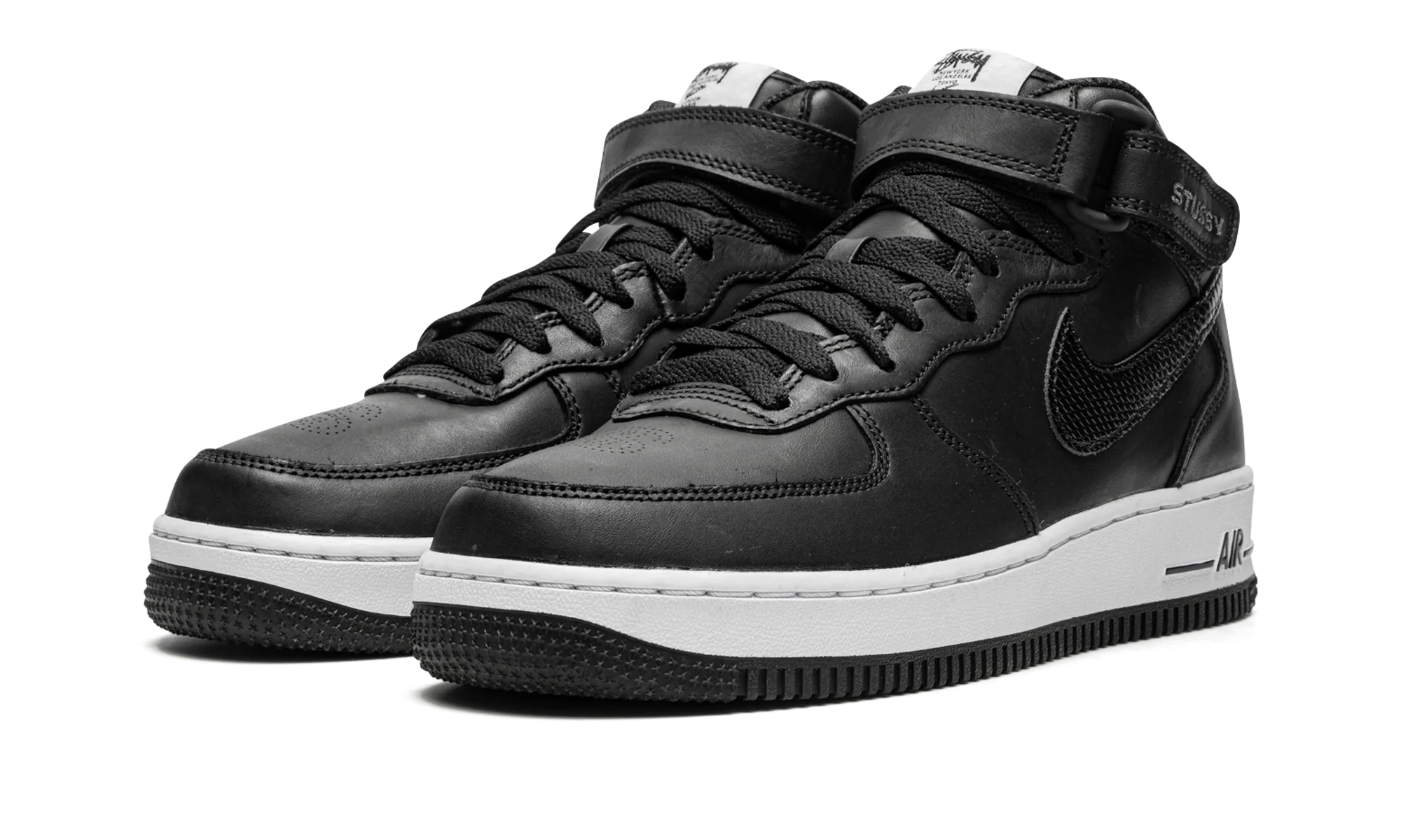 Air Force 1 Mid "Stussy - Black" DJ7840 001