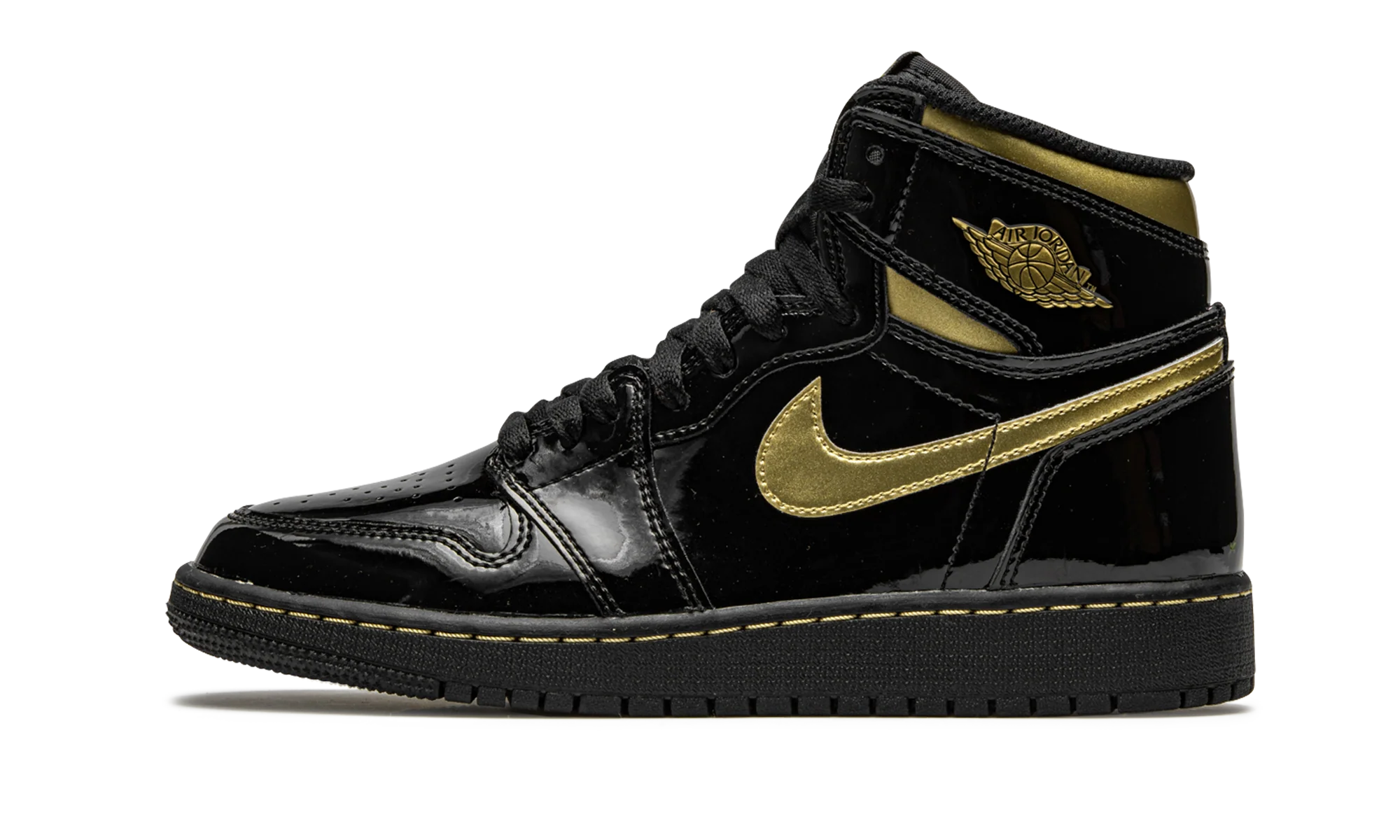 Air Jordan 1 Retro High OG GS "Black Metallic Gold" 575441 032