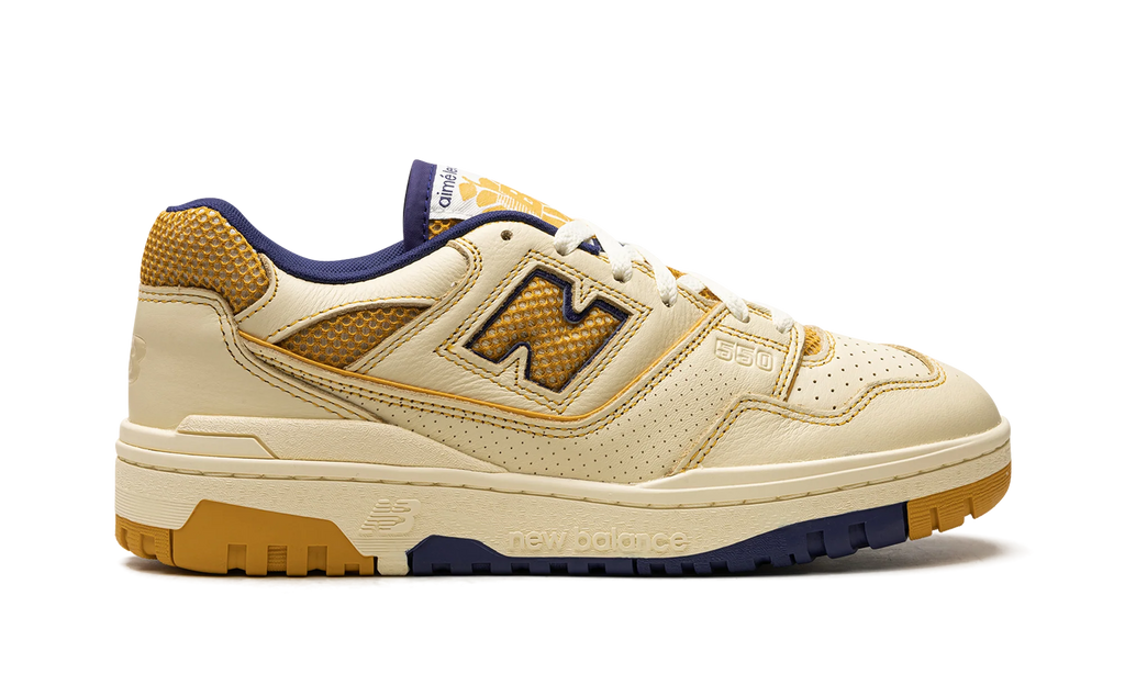 550 "Aime Leon Dore - White / Yellow" BB550AX1