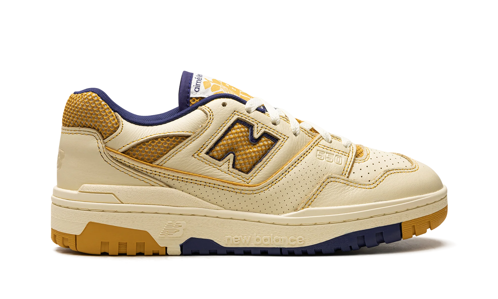 550 "Aime Leon Dore - White / Yellow" BB550AX1