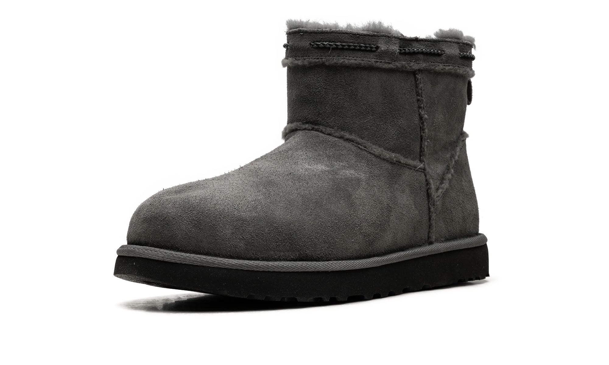 Classic Mini Shearling Braid WMNS "Charcoal" 1166751 CHRC