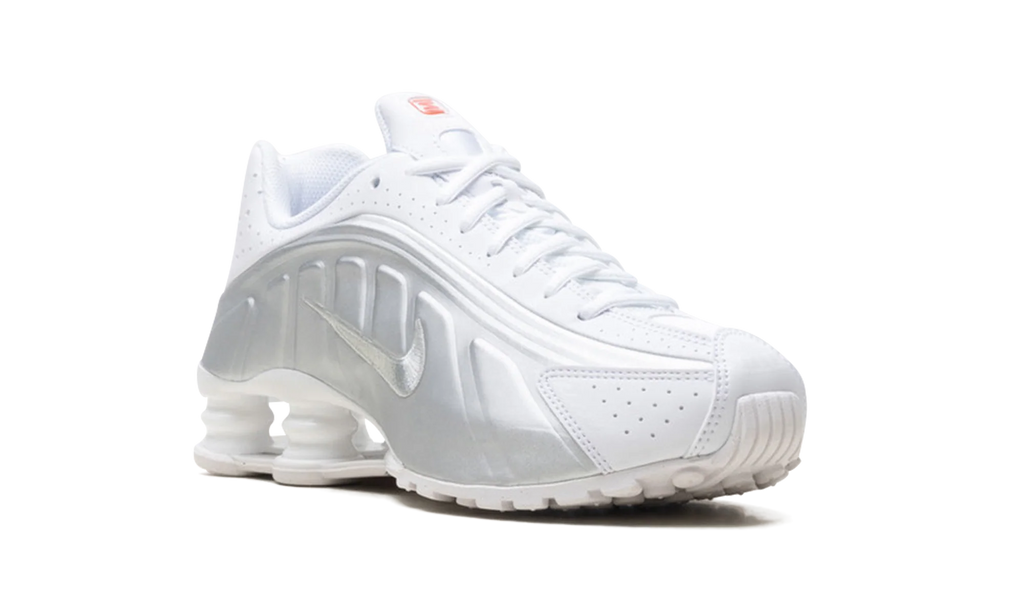 Shox R4 GS "White Bright Crimson Metallic Silver" CW2626 101