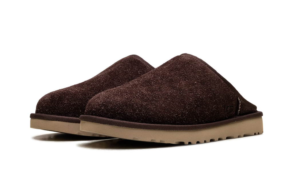 Classic Slip-On Shaggy Suede Slipper "Burnt Cedar" 1153104 BCDR