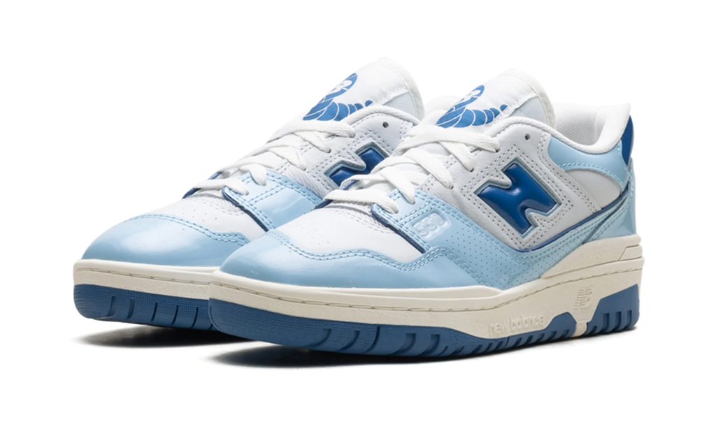550 "Patent - White / Powder Blue" BB550YKE