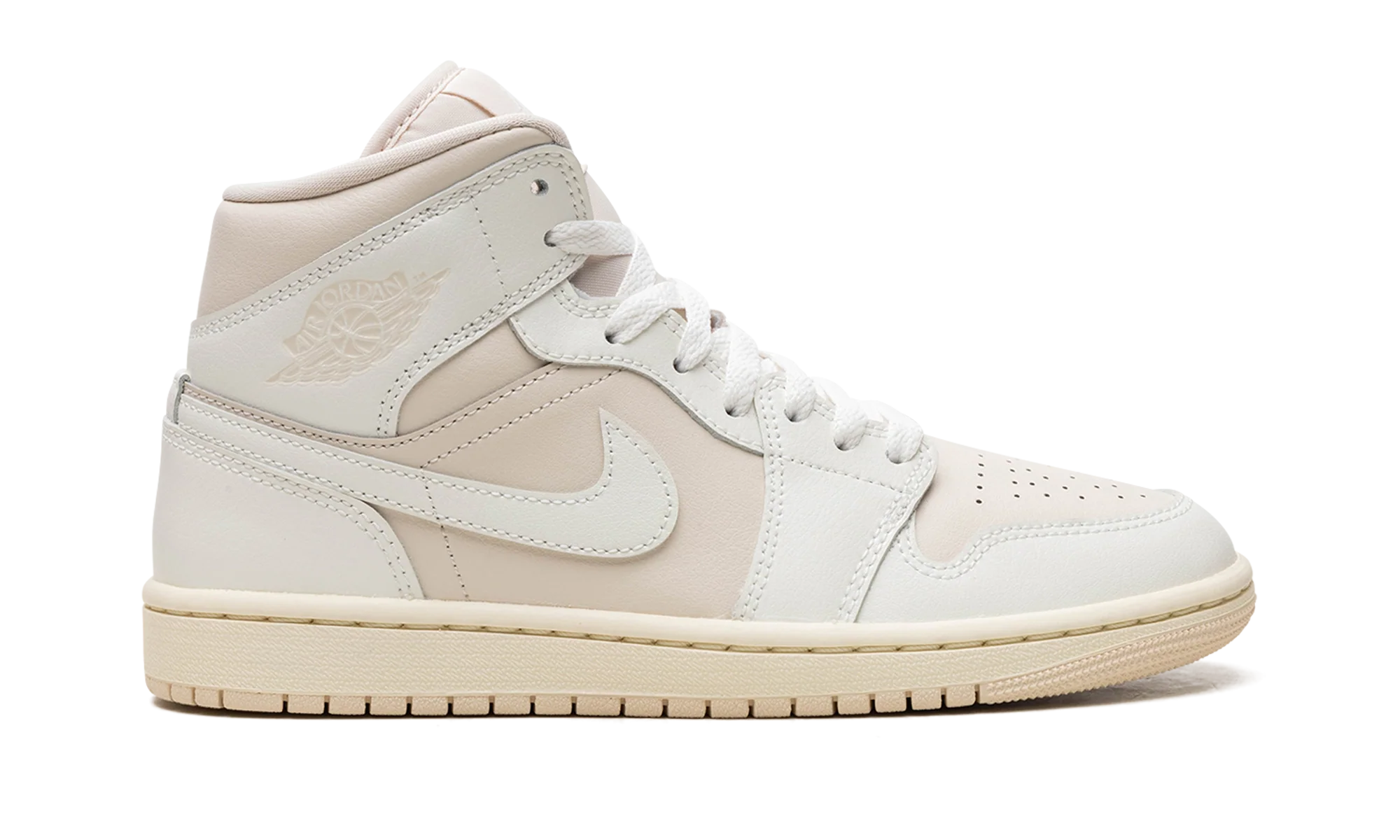 Air Jordan 1 WMNS "White / Light Tan" BQ6472 201