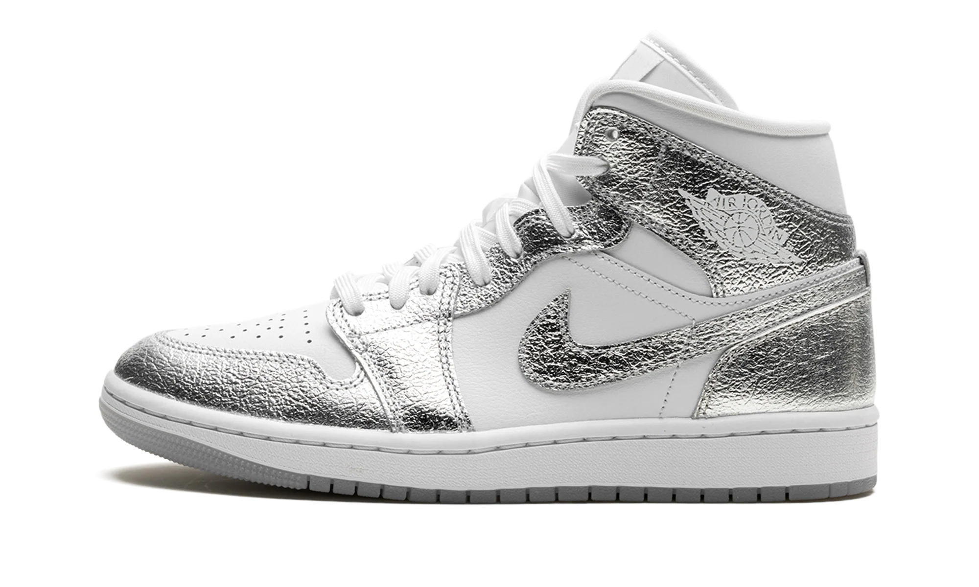 Air Jordan 1 Mid SE WMNS "Metallic Silver" FN5031 100