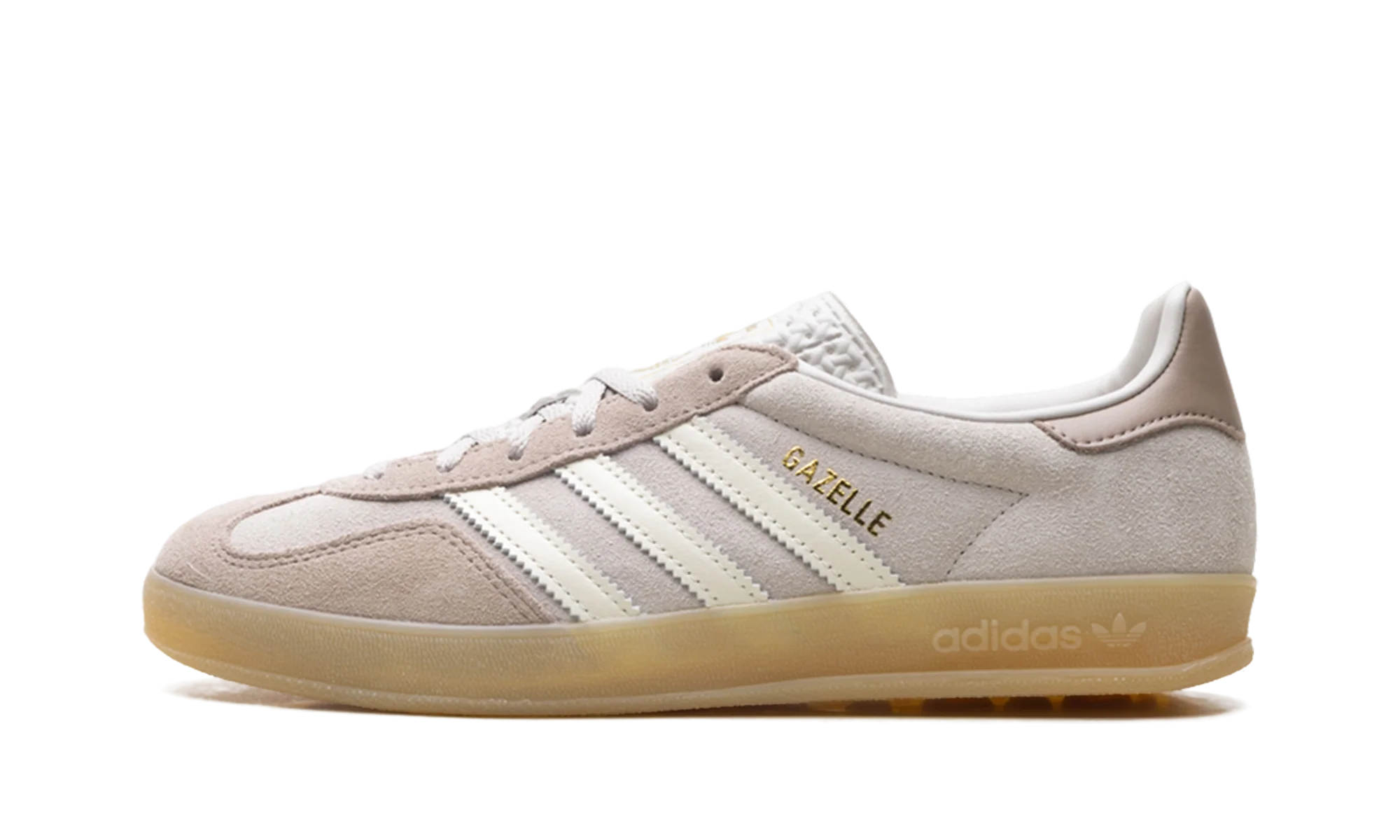 Gazelle Indoor WMNS "Light Brown / Off White / Gum" HQ2662