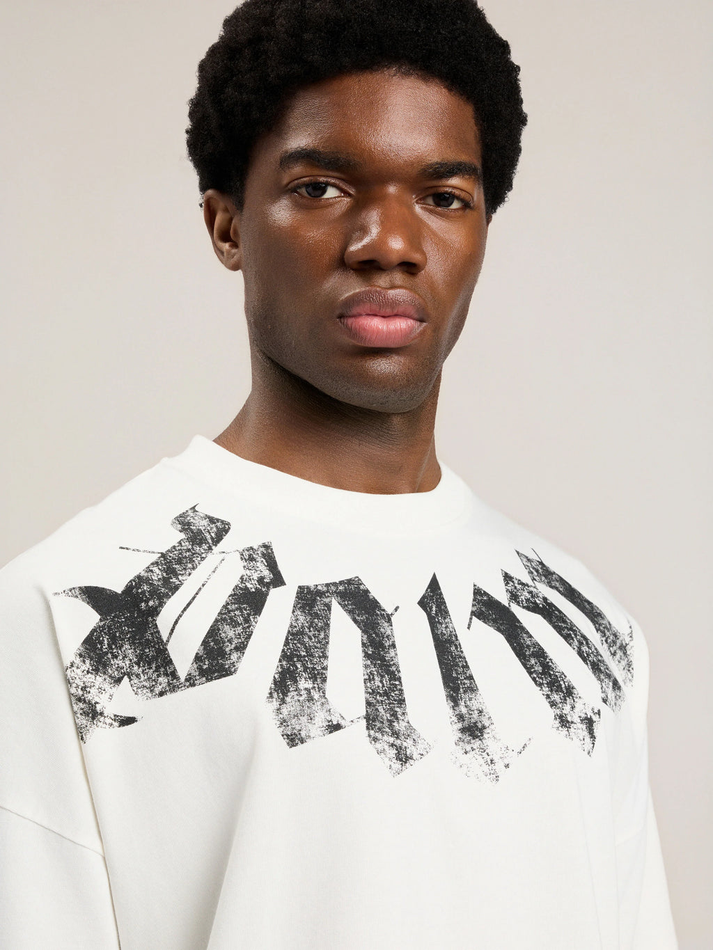 Big Neck Logo Loose T-Shirt