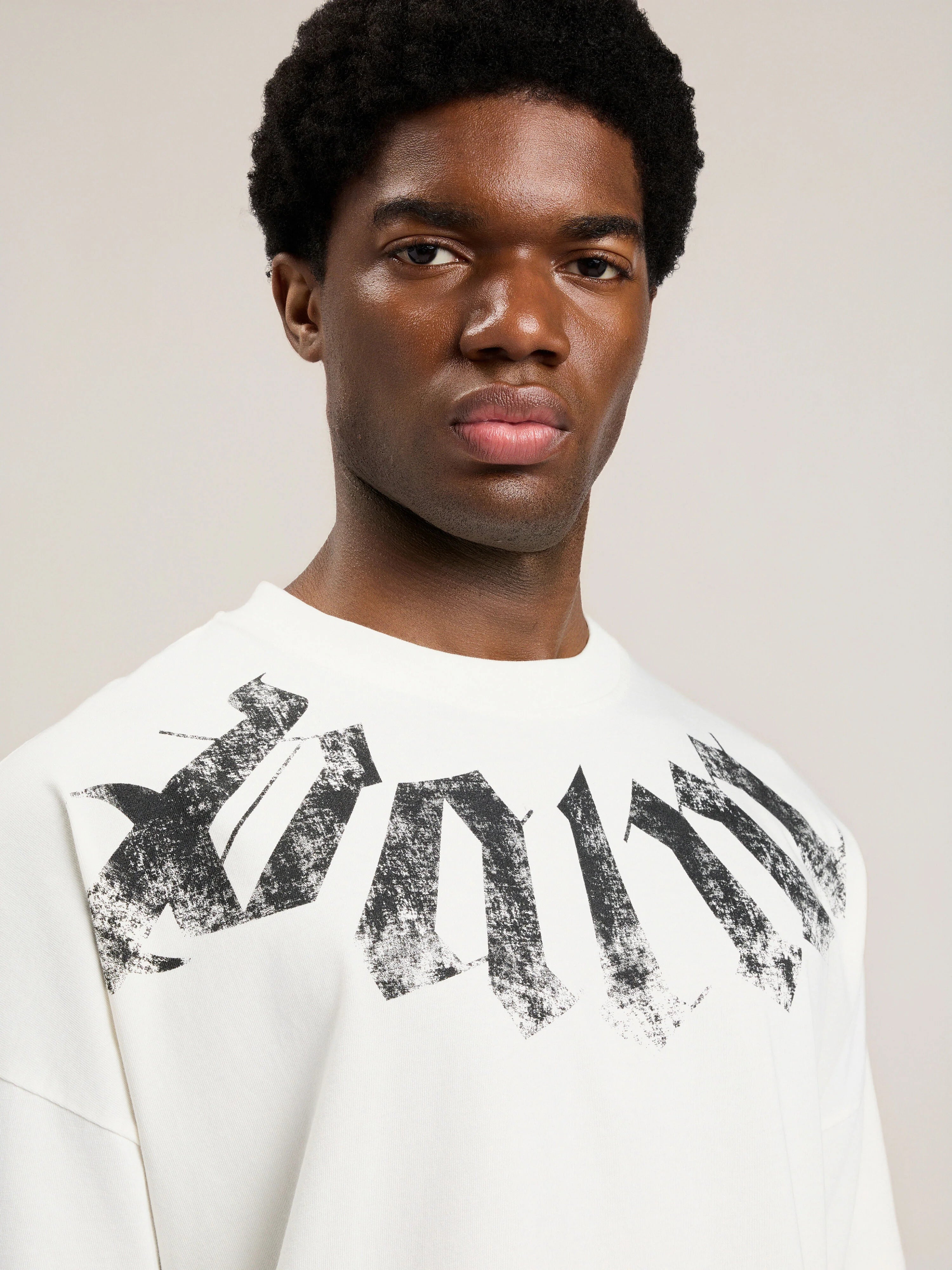 Big Neck Logo Loose T-Shirt