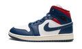 AIR JORDAN 1 MID WMNS "Blue / Red" BQ6472 146