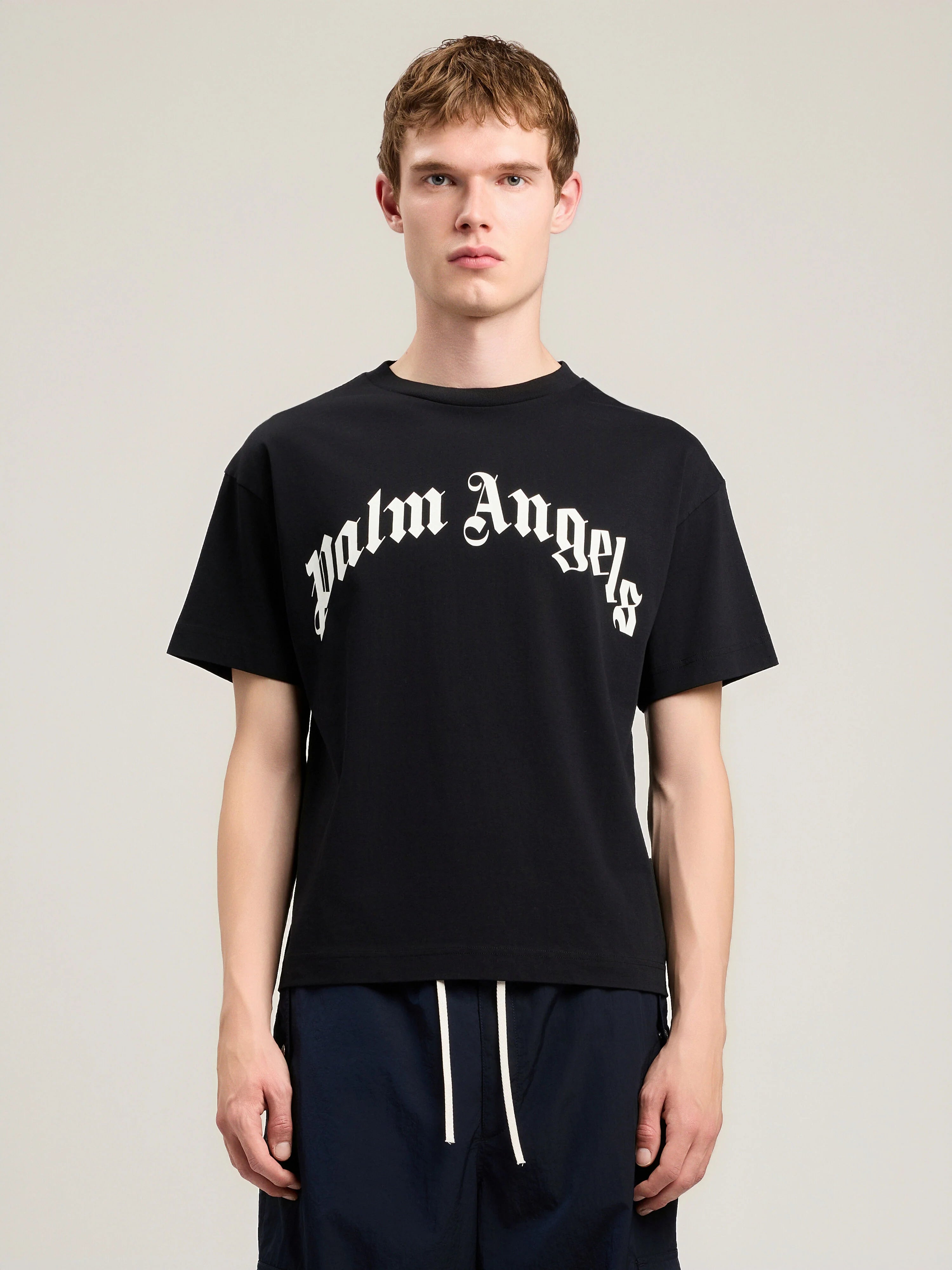 Curved Logo T-Shirt