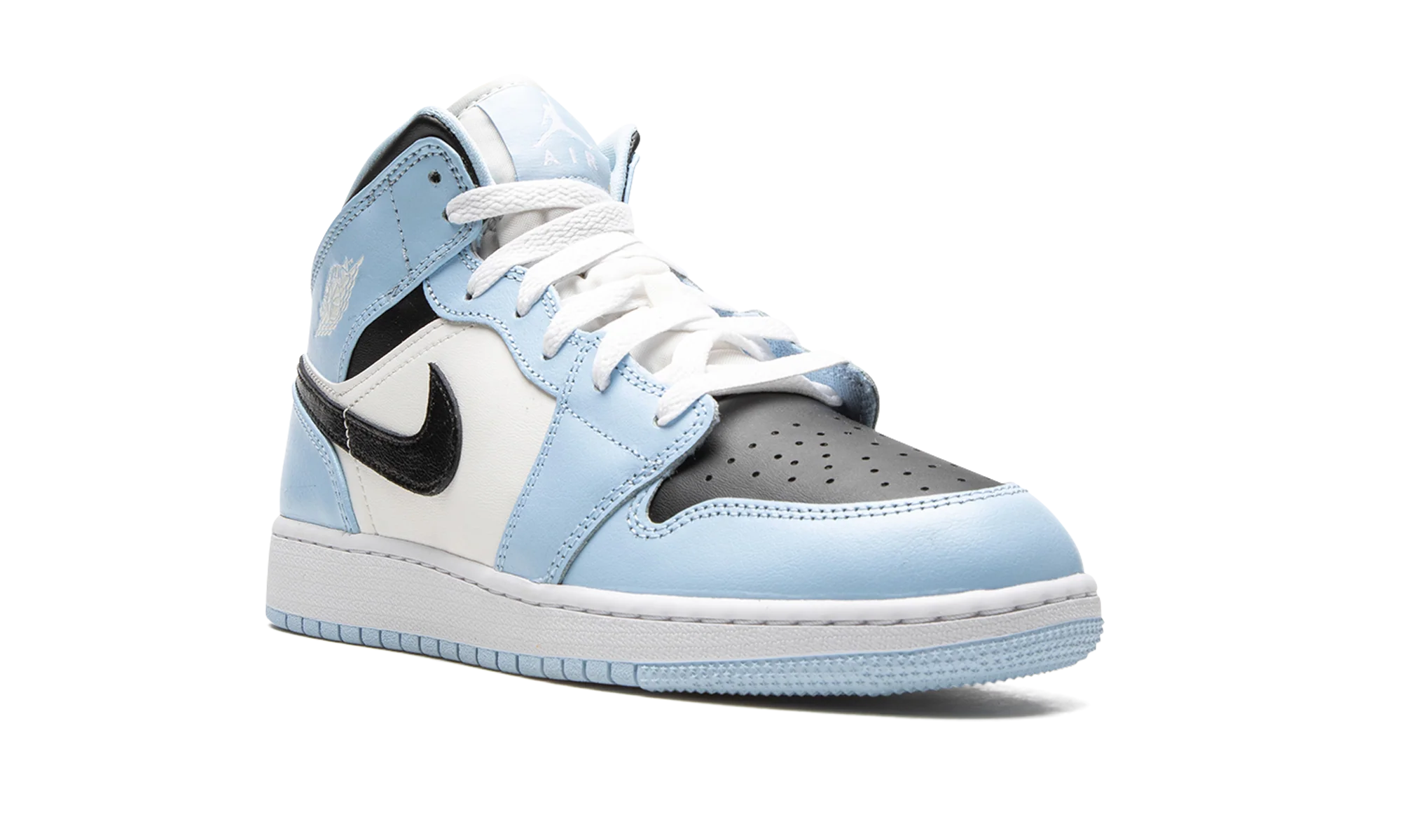 Air Jordan 1 Mid GS "Ice Blue" 555112 401