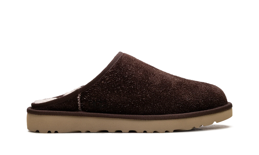 Classic Slip-On Shaggy Suede Slipper "Burnt Cedar" 1153104 BCDR