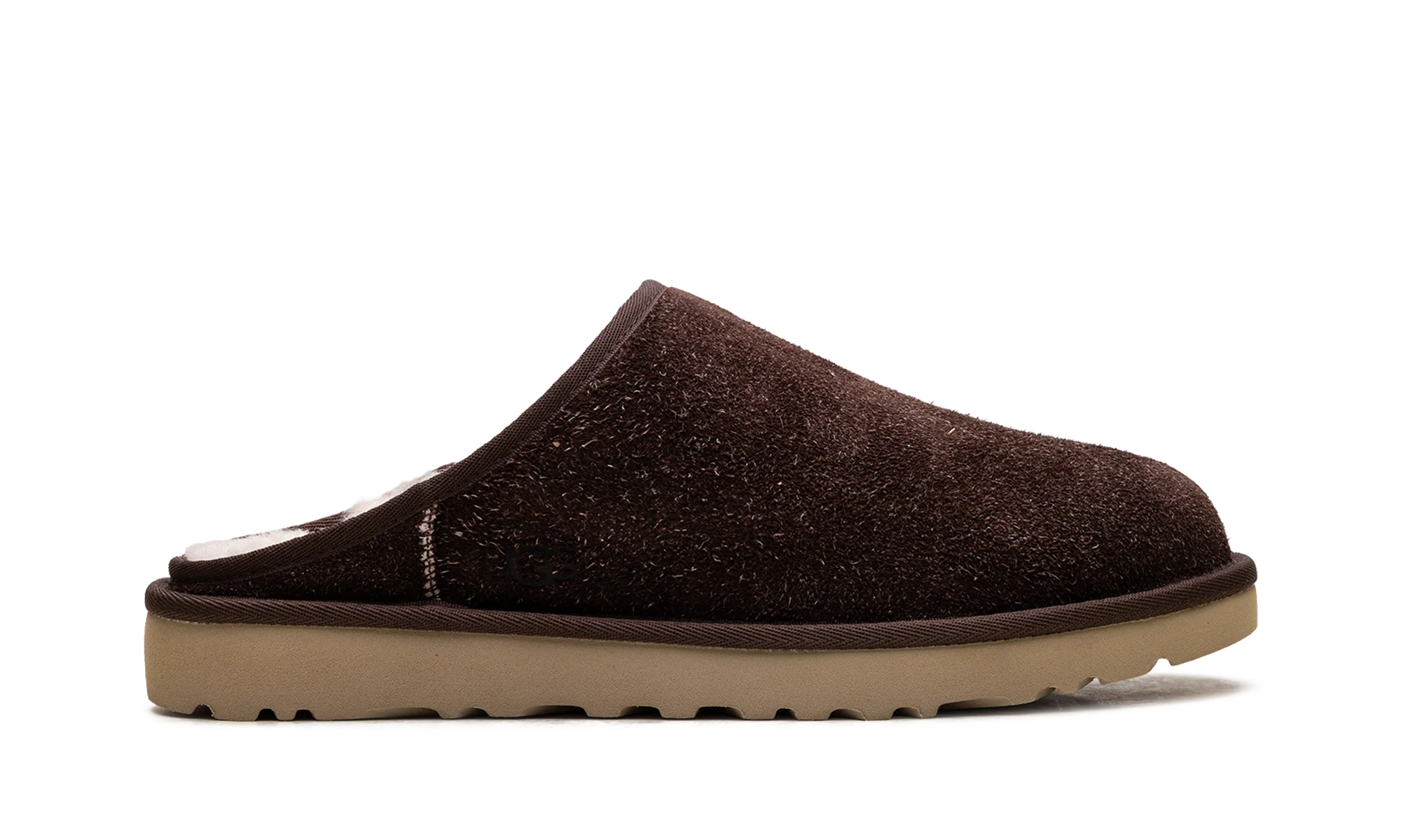 Classic Slip-On Shaggy Suede Slipper "Burnt Cedar" 1153104 BCDR
