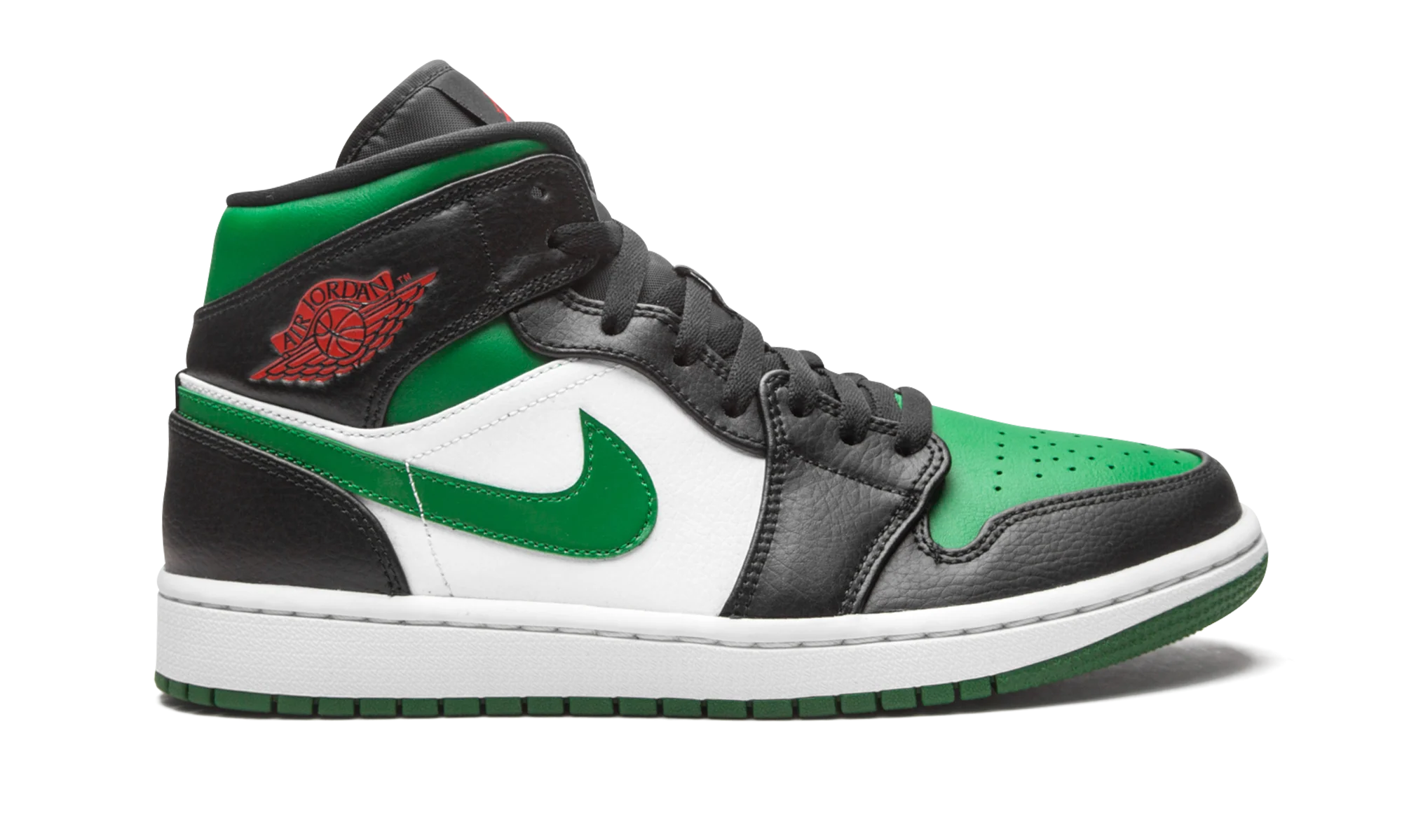 Air Jordan 1 Mid "Green Toe" 554724 067
