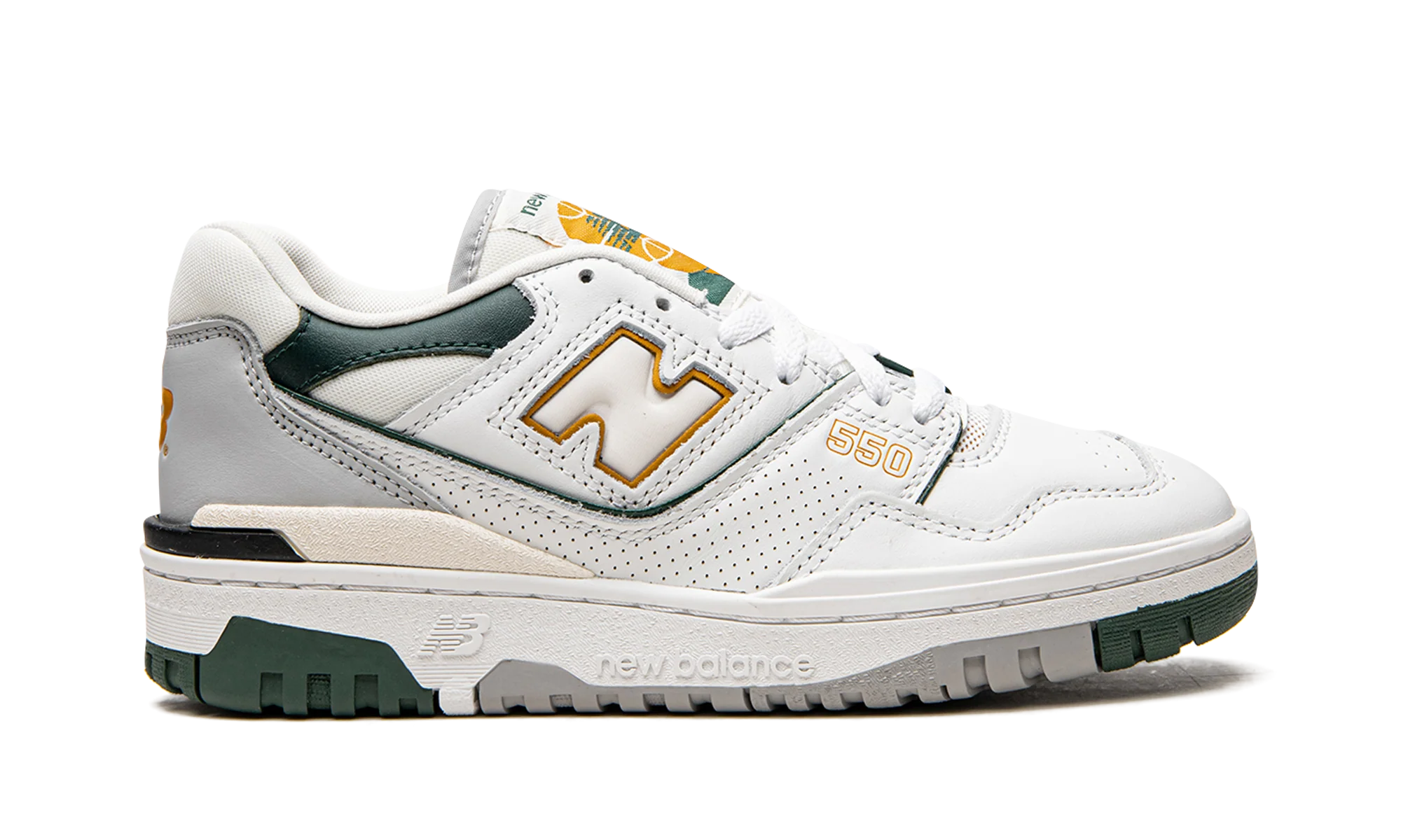 550 "White / Nightwatch Green" BB550PWC