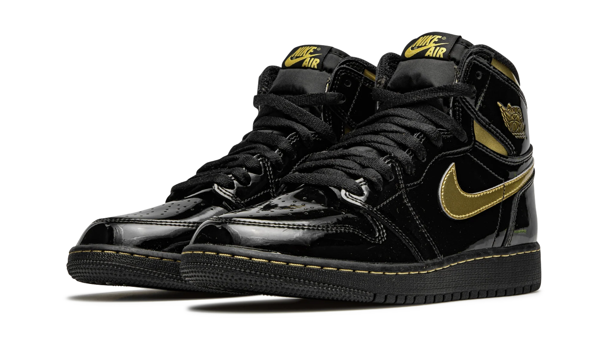Air Jordan 1 Retro High OG GS "Black Metallic Gold" 575441 032