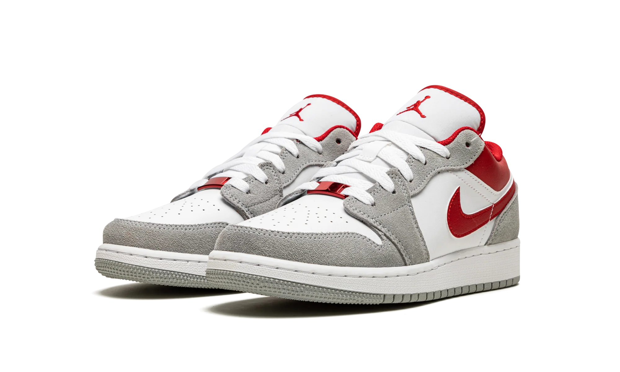 Air Jordan 1 Low SE GS "Smoke Grey Gym Red" DM0589 016
