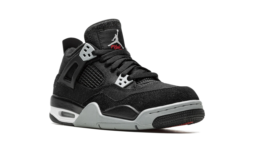 Air Jordan 4 GS "Black Canvas" DV0553 006