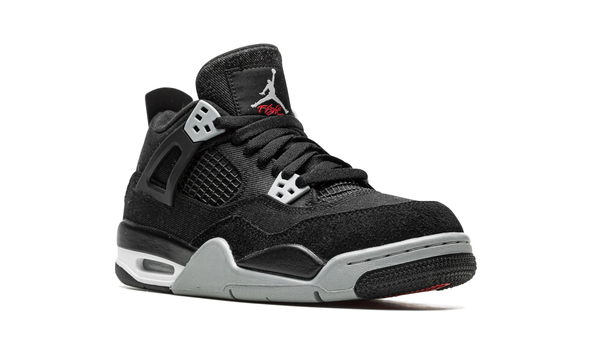 Air Jordan 4 GS "Black Canvas" DV0553 006