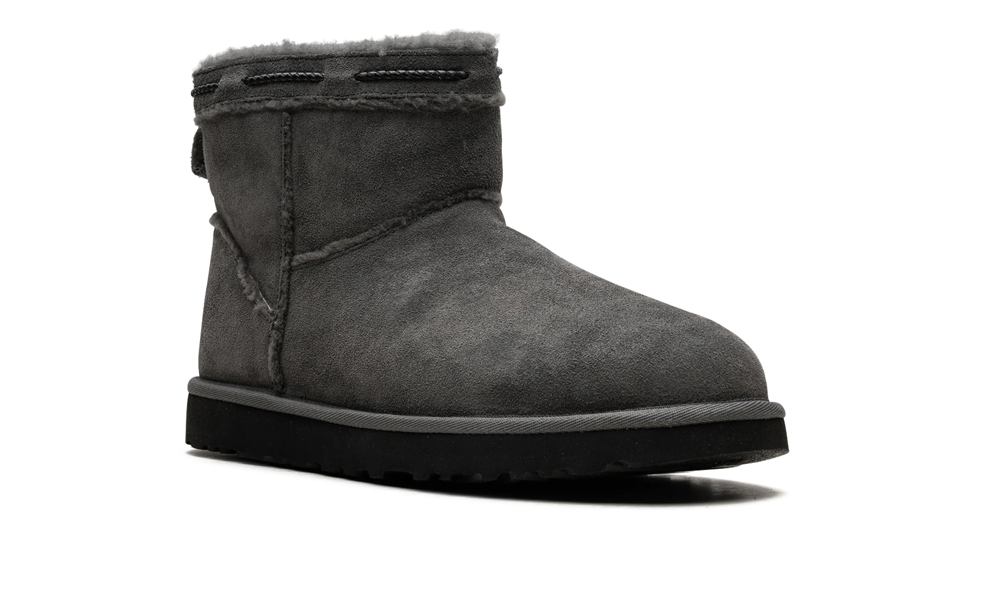 Classic Mini Shearling Braid WMNS "Charcoal" 1166751 CHRC