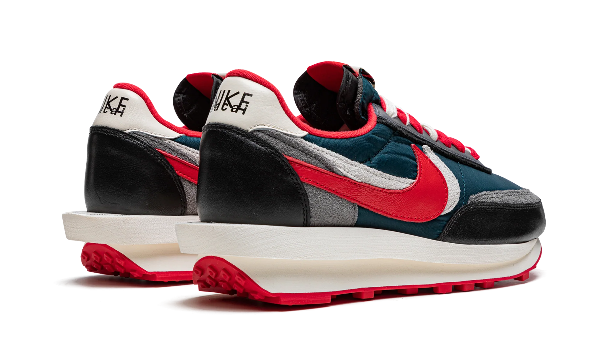 LDWaffle "Undercover x Sacai - Midnight Spruce University Red" DJ4877 300