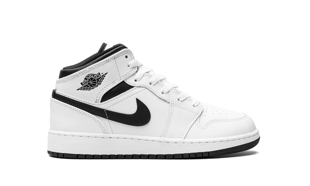 Air Jordan 1 Mid GS "White/Black" DQ8423 132
