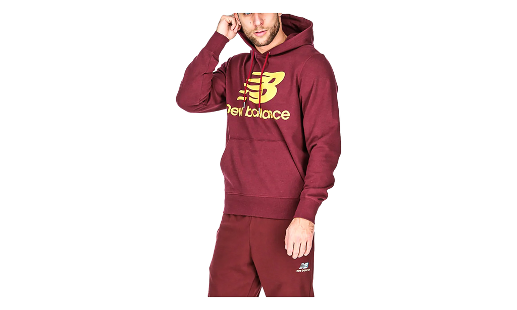 NB Essentials Stacked Logo Pullover Hoodie "Golden Hour" MT03558 GTH