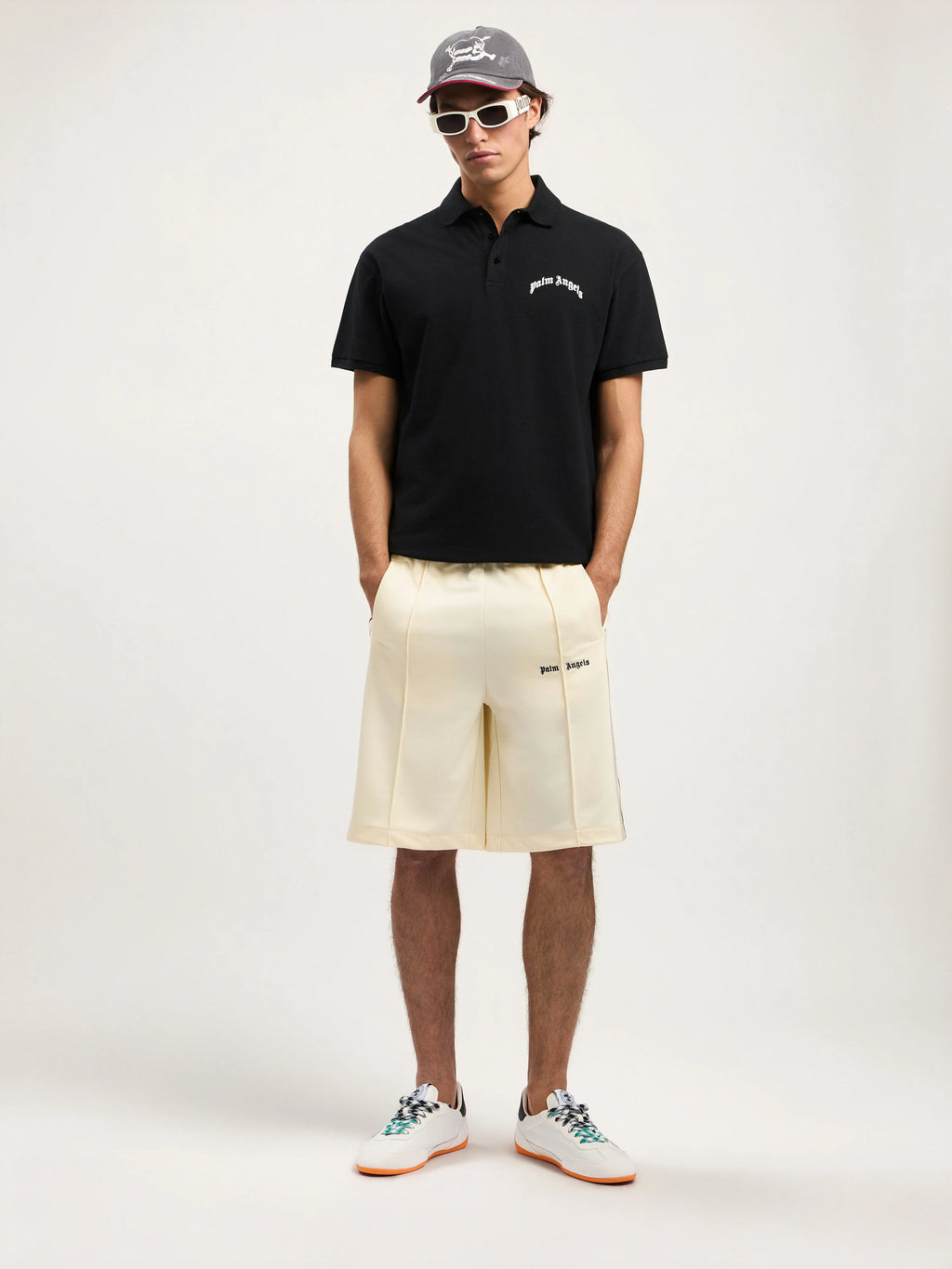 Curved Logo Polo Shirt