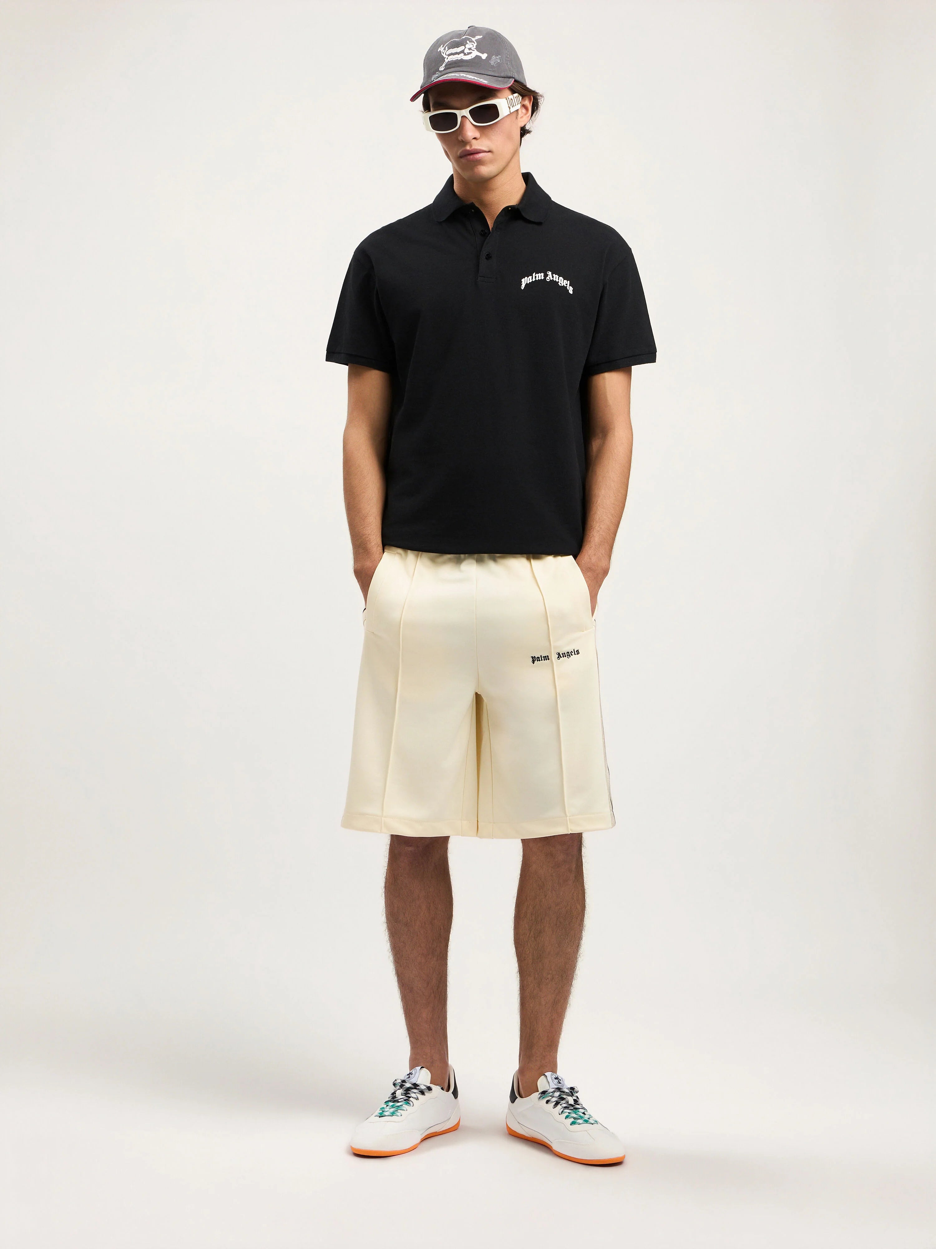 Curved Logo Polo Shirt