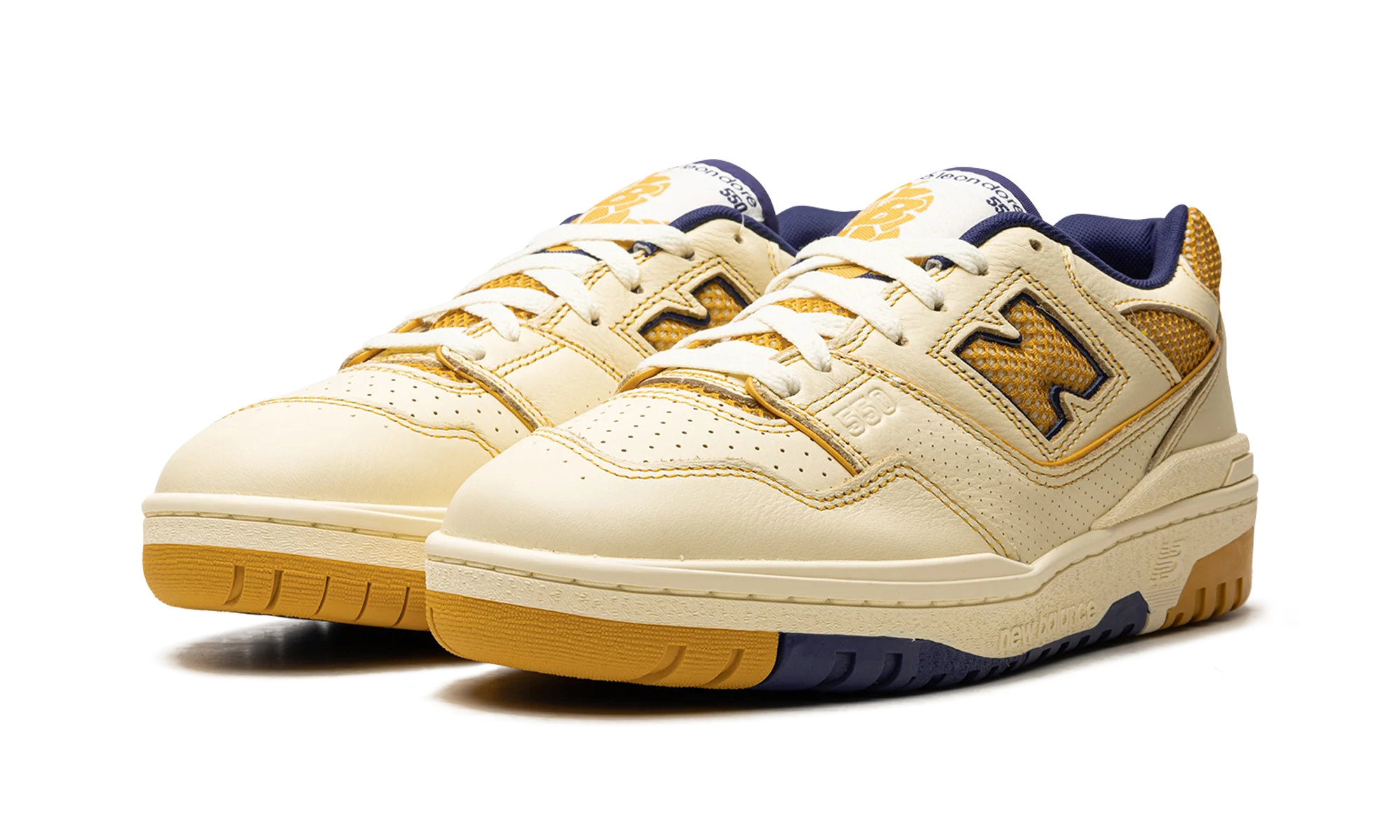550 "Aime Leon Dore - White / Yellow" BB550AX1