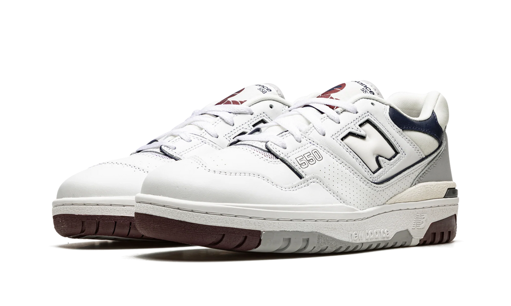550 "White / Indigo / Burgundy" BB550PWB