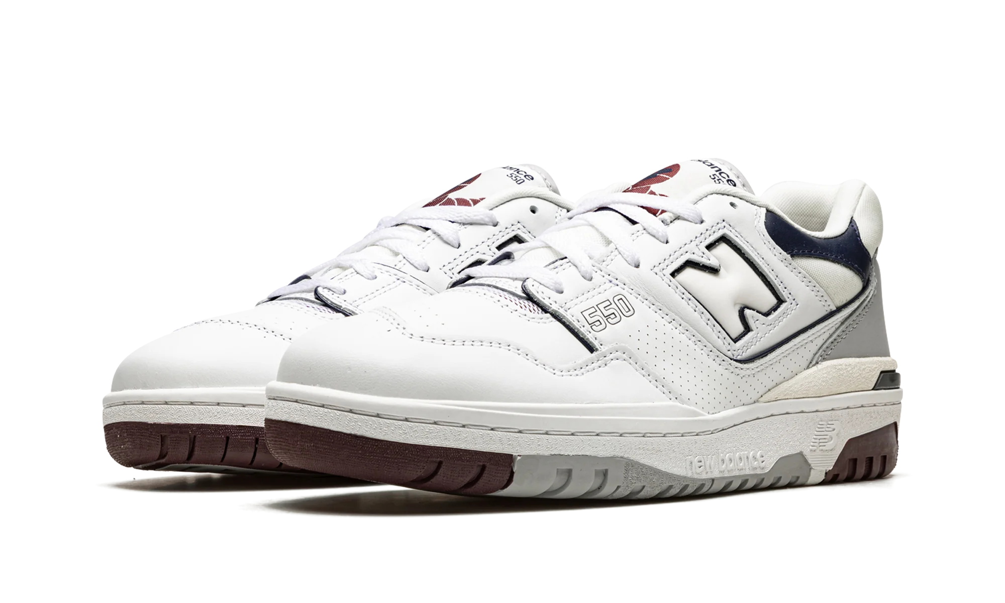 550 "White / Indigo / Burgundy" BB550PWB