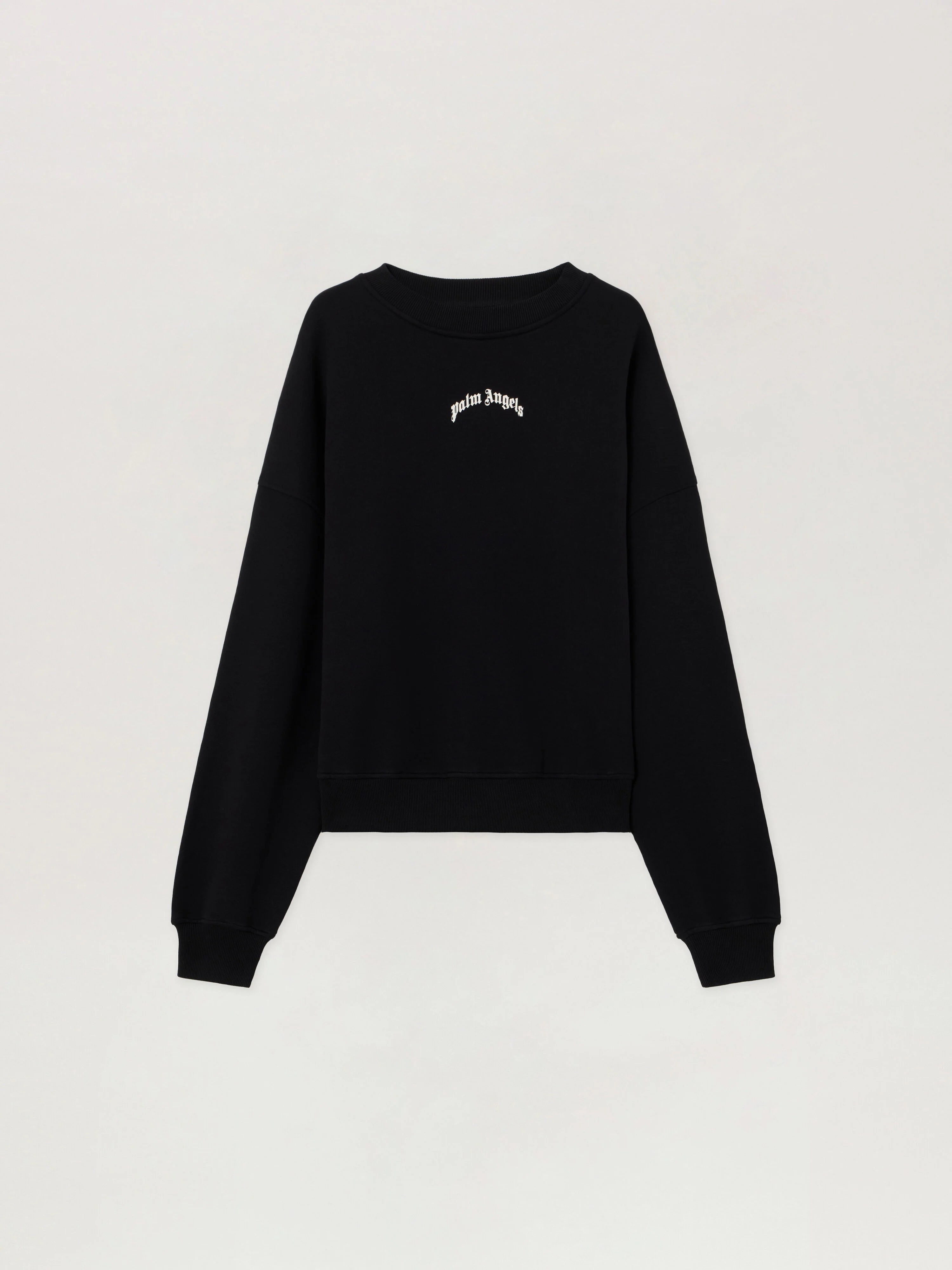 Back Curved Logo Loose Sweatshirt