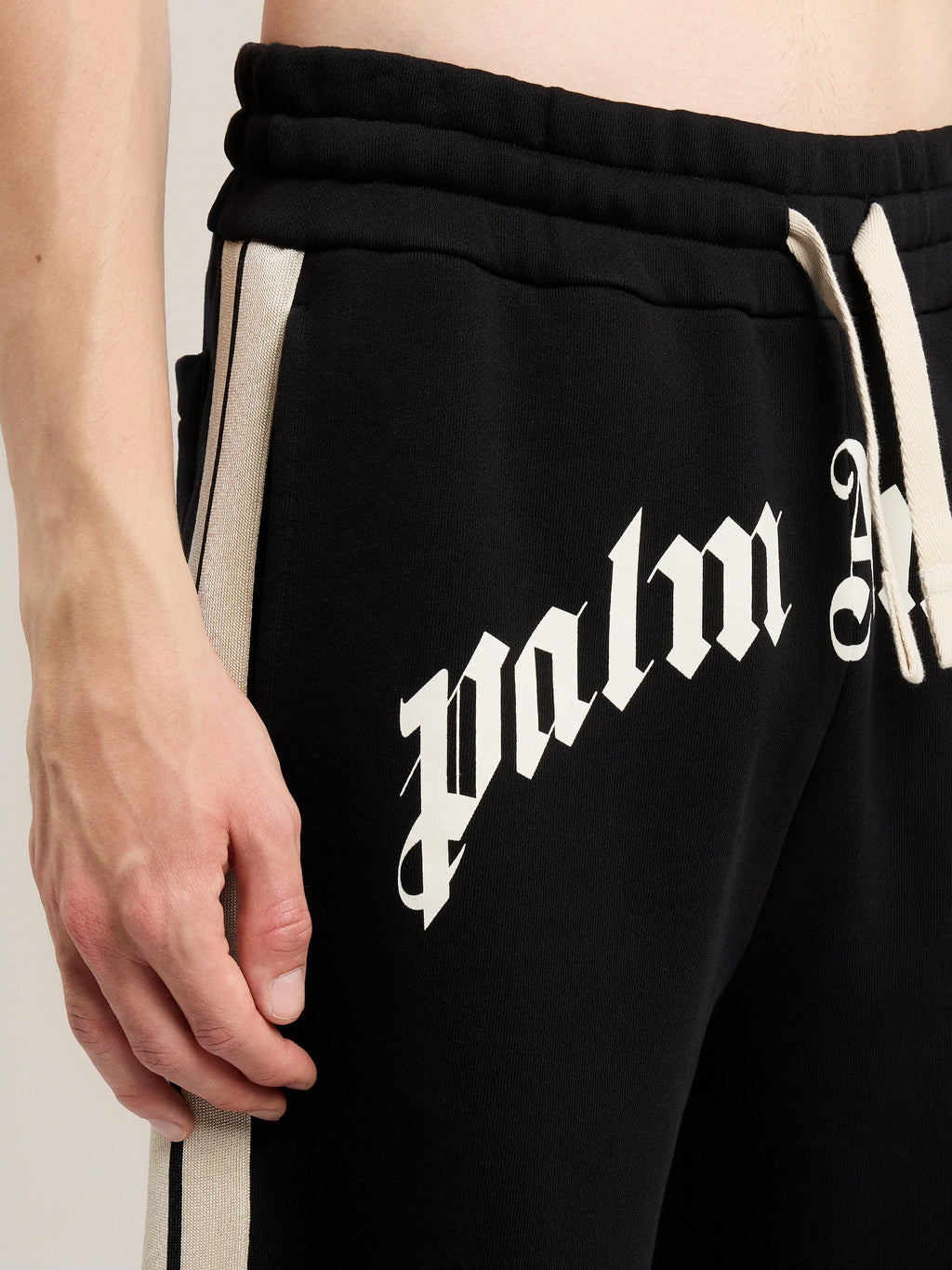 Curved Logo Track Sweatshorts