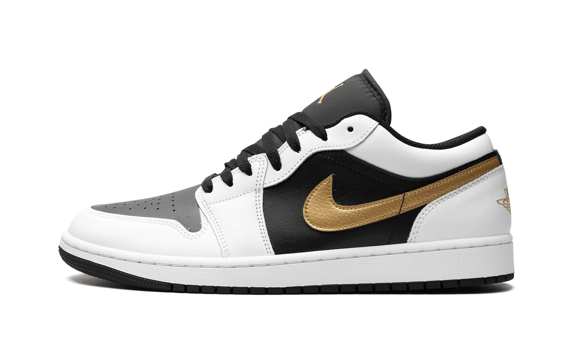 Air Jordan 1 Low "Gold Swoosh" 553558 172