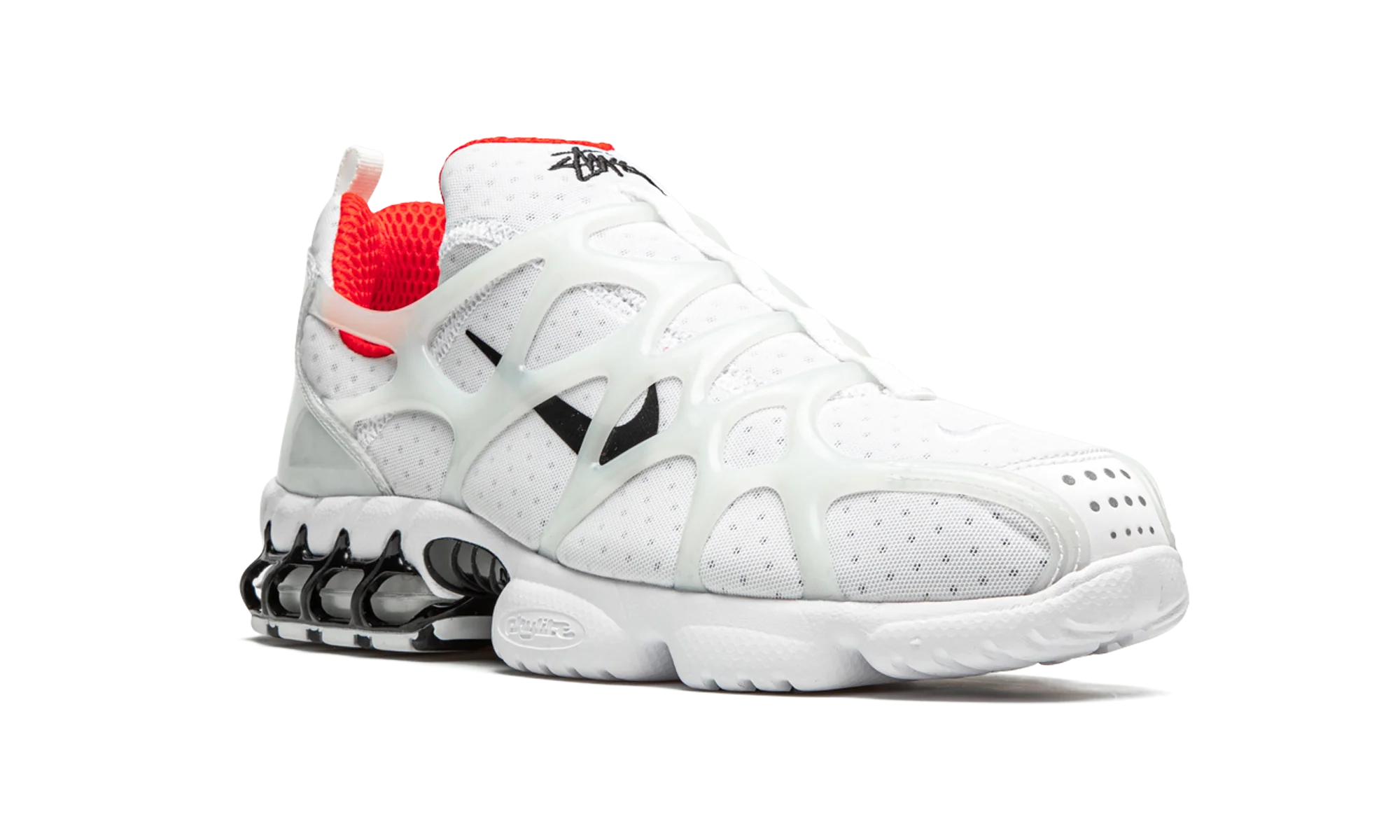 Air Zoom Spiridon Kukini "Stussy - Habanero Red" CJ9918 100