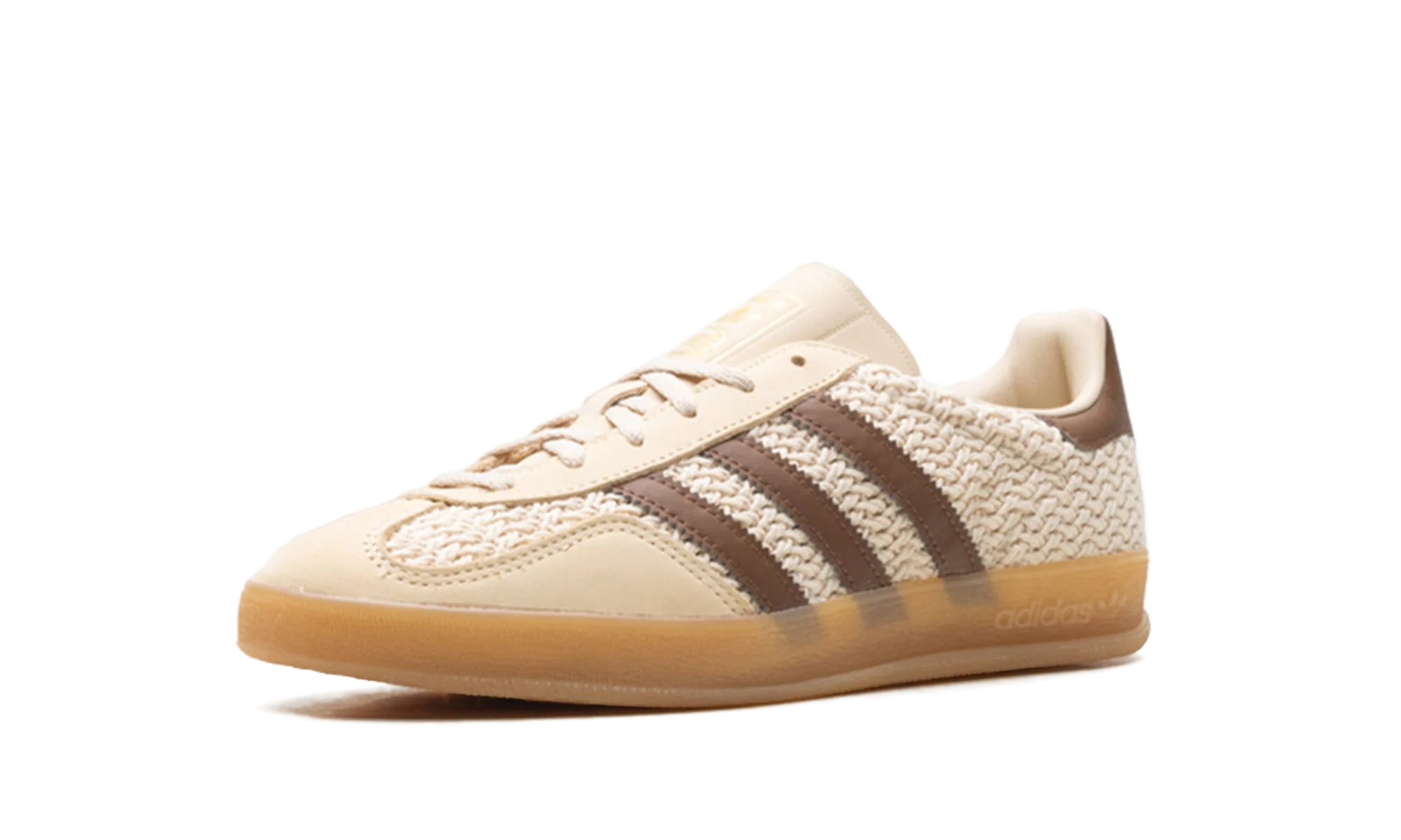 Gazelle Indoor "Cream/Brown Knit" JS1418