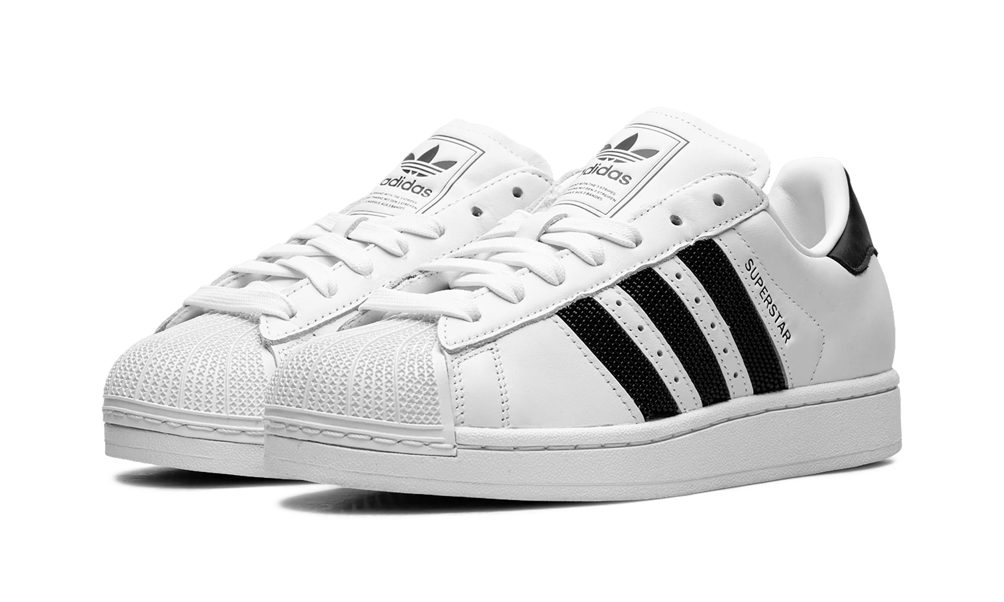 Superstar II WMNS "White Black Beaded Stripes" JP9678