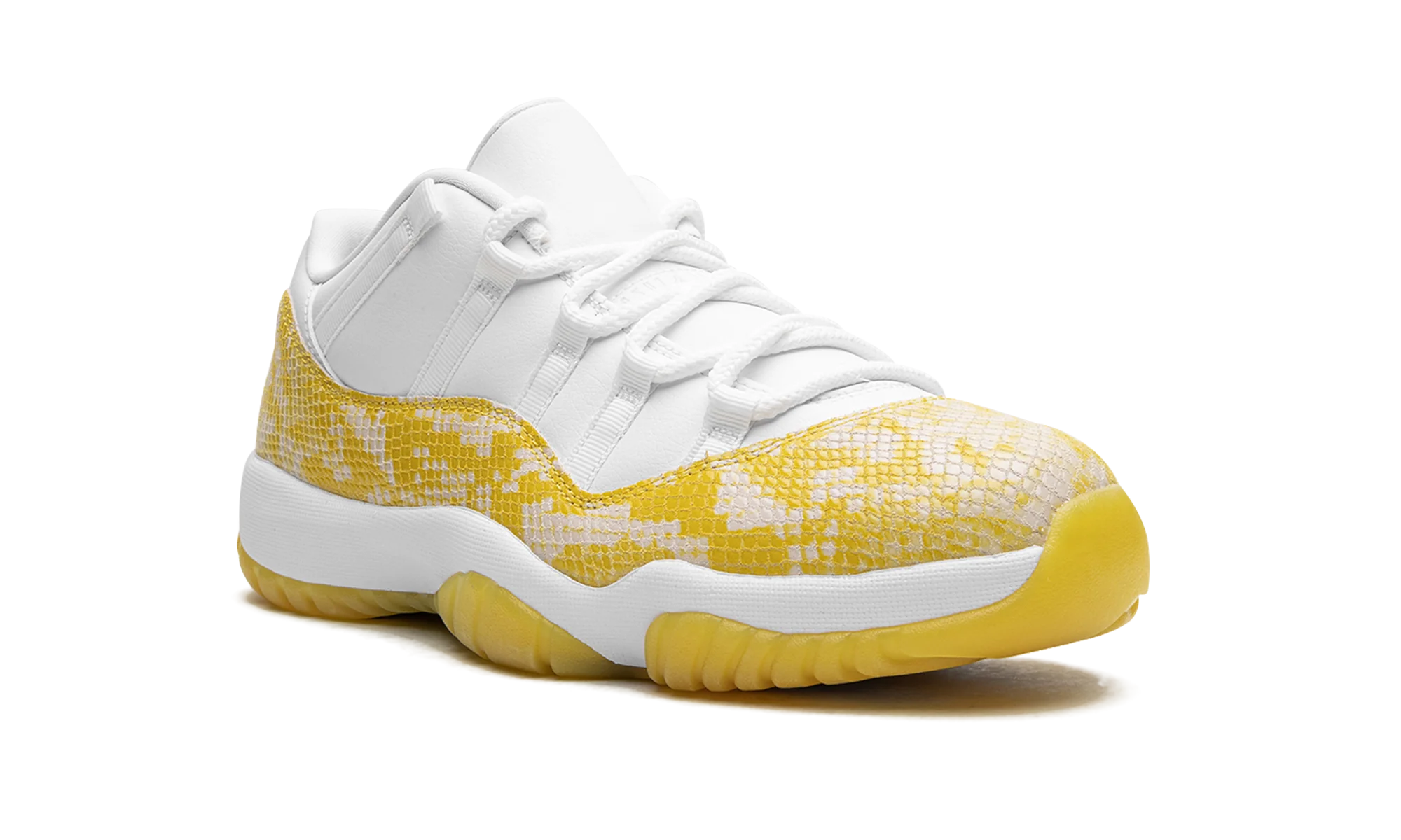 AIR JORDAN 11 LOW WMNS "Yellow Snakeskin" AH7860 107