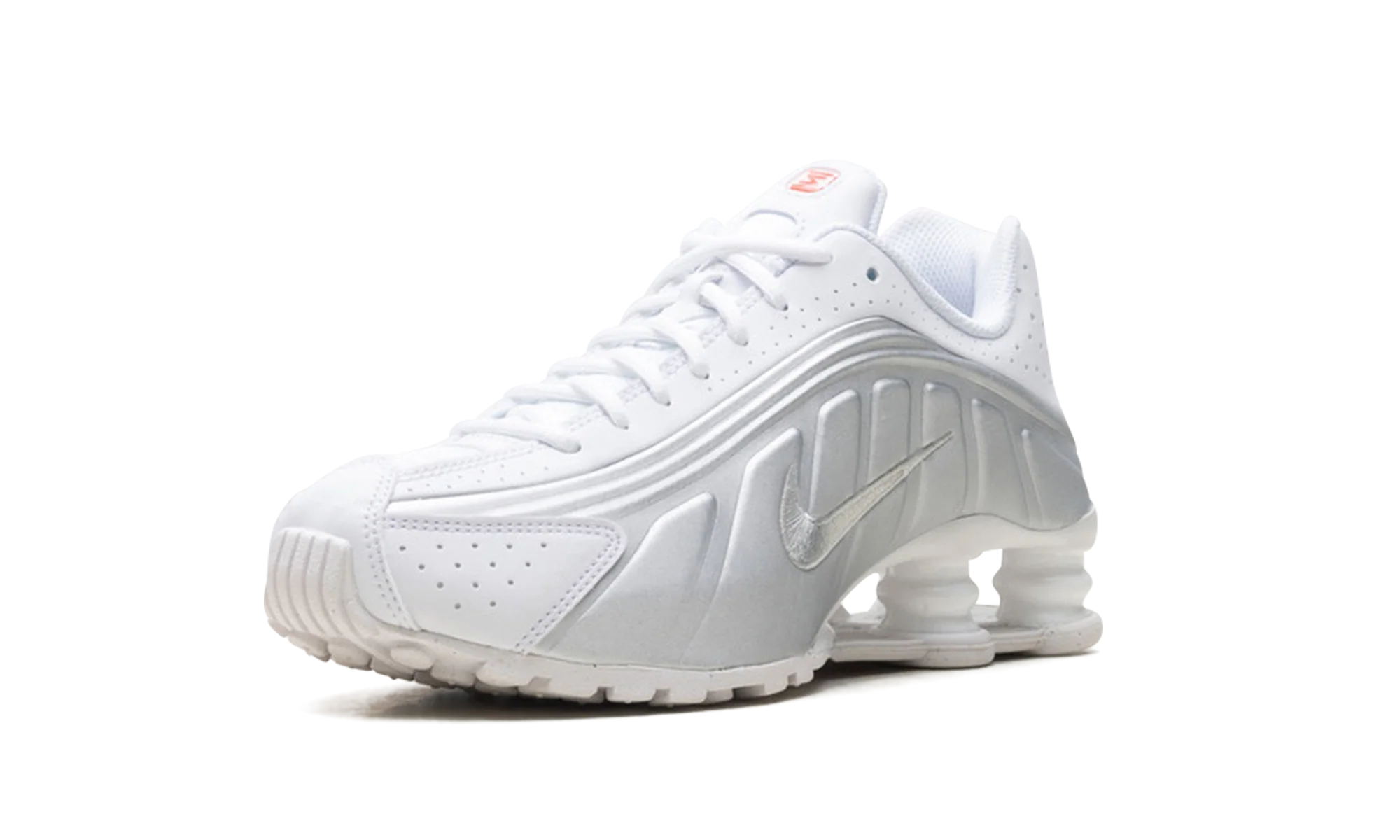Shox R4 GS "White Bright Crimson Metallic Silver" CW2626 101