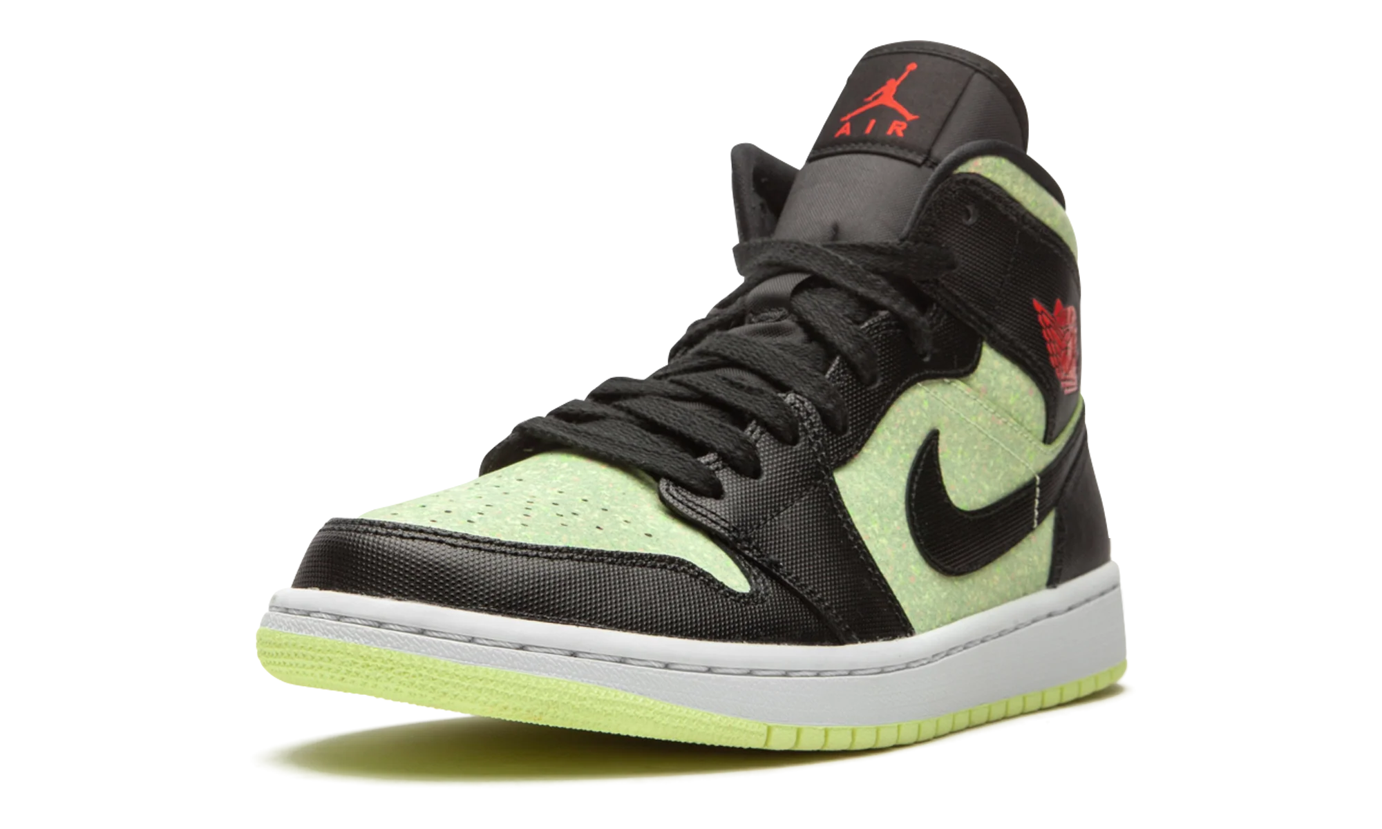 AIR JORDAN 1 MID SE WMNS "Barely Volt / Chile Red" CV5276 003