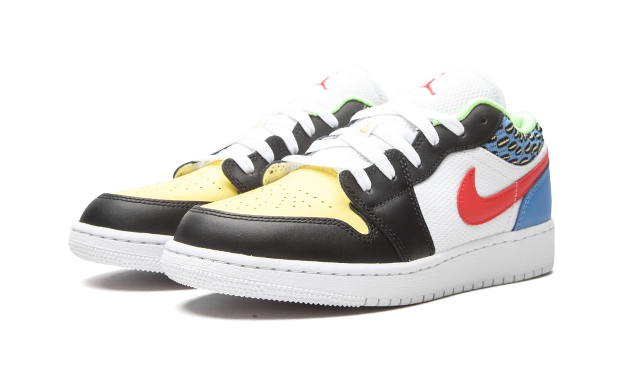 Air Jordan 1 Low GS "White Mesh / Multicolor" DH5927 006