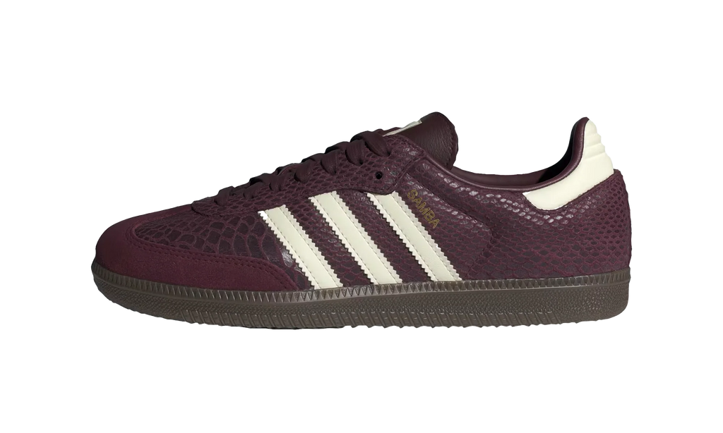 Samba OG WMNS "Snakeskin Maroon Cream White" IH3979